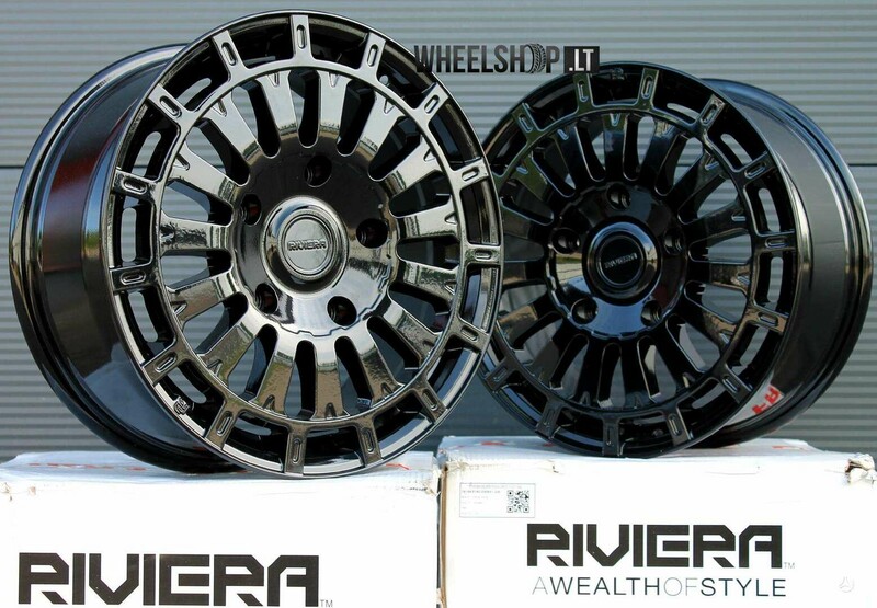 RIVIERA RXS5 Black 1250 kg/vnt(pcs) light alloy R18 rims