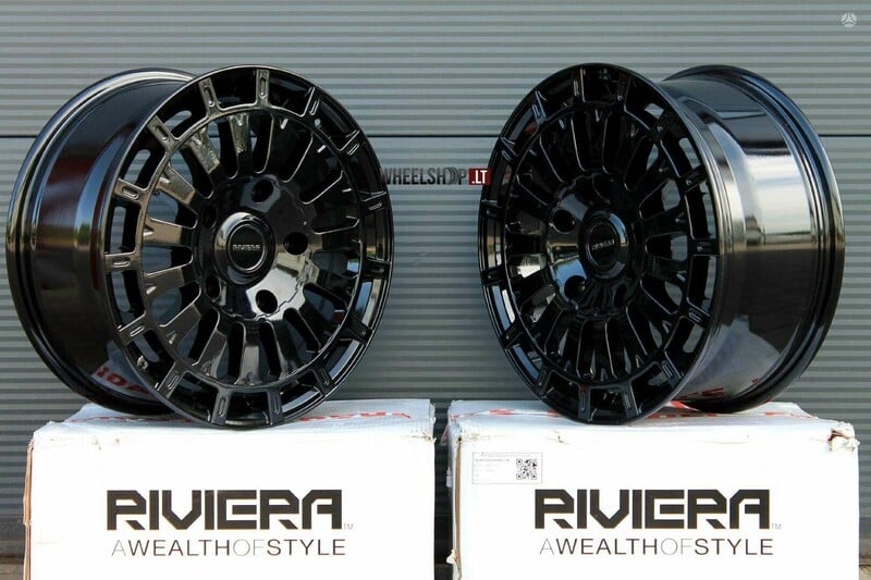 Photo 5 - RIVIERA RXS5 Black 1250 kg/vnt(pcs) light alloy R18 rims