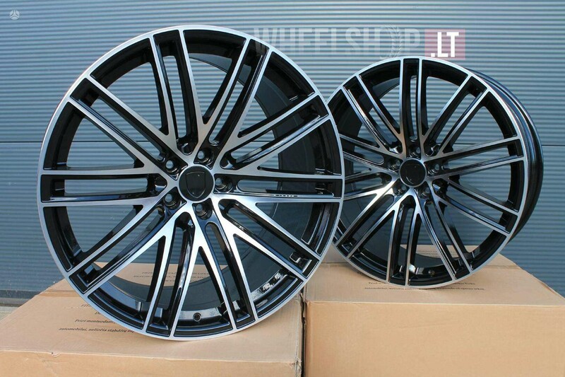 Macan Multispoke Black Polishe rims