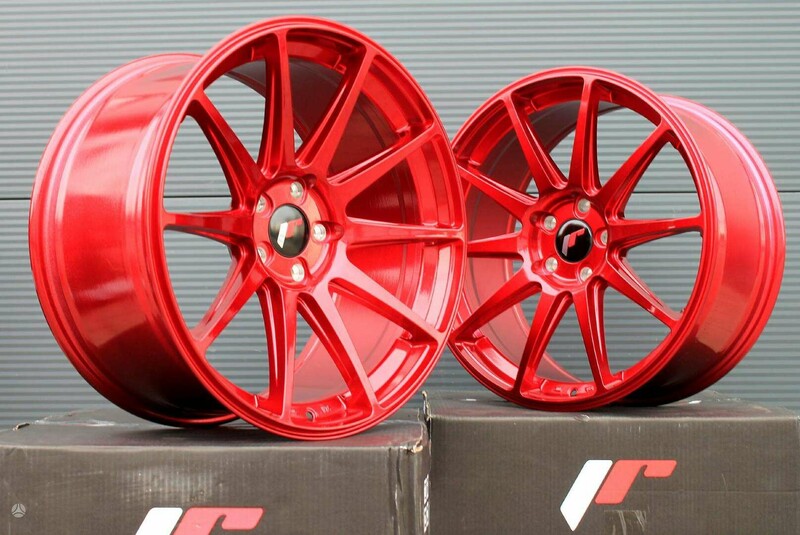 JR11 Platinum Red rims