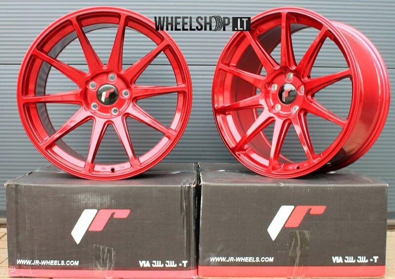 Photo 4 - JR11 Platinum Red rims