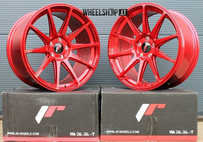 Photo 5 - JR11 Platinum Red rims