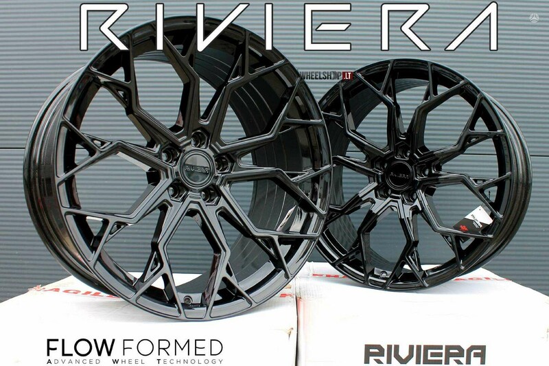 RIVIERA RF5 Gloss Black Flow Formed light alloy R22 rims