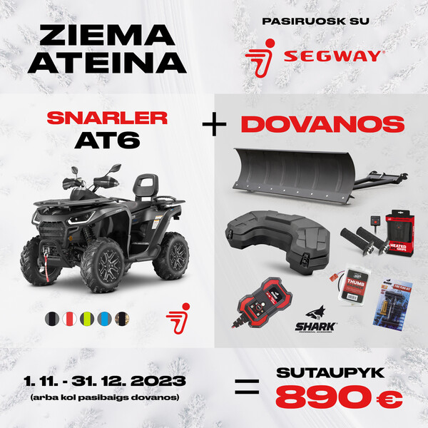 Segway Snarler AT6 S 2024 m Keturratis motociklas