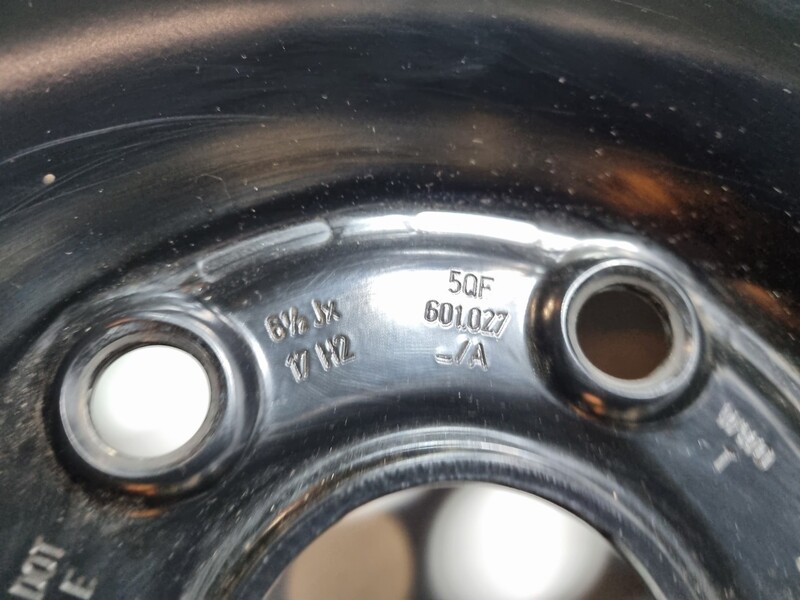 Nuotrauka 9 - Volkswagen Tiguan R17 plieniniai štampuoti ratlankiai