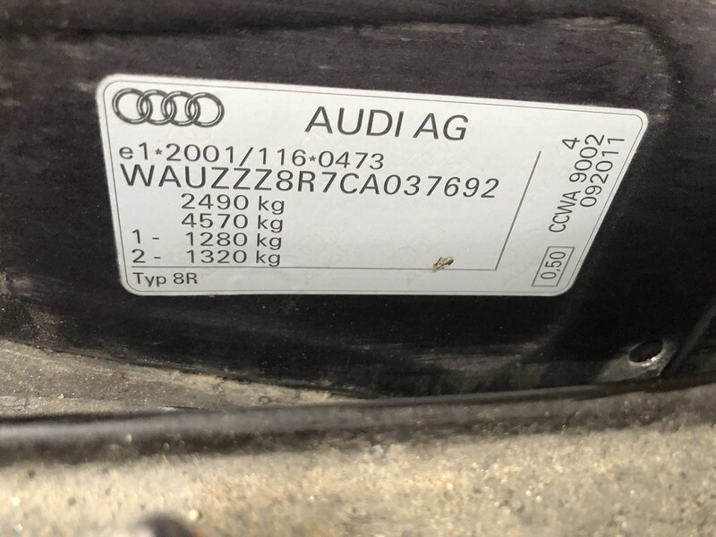 Nuotrauka 7 - Audi Q5 2011 m dalys