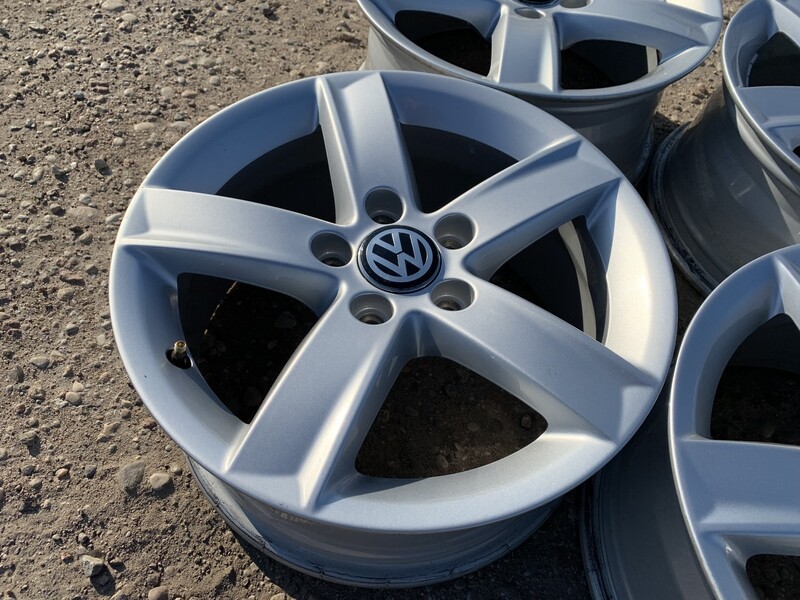 Nuotrauka 3 - Volkswagen R16 lengvojo lydinio ratlankiai