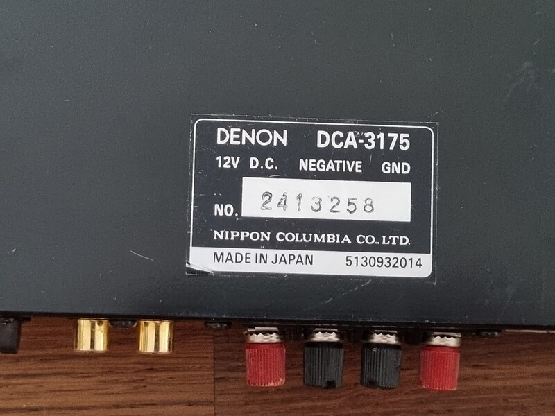 Photo 7 - Denon DCA-500 Audio Amplifier