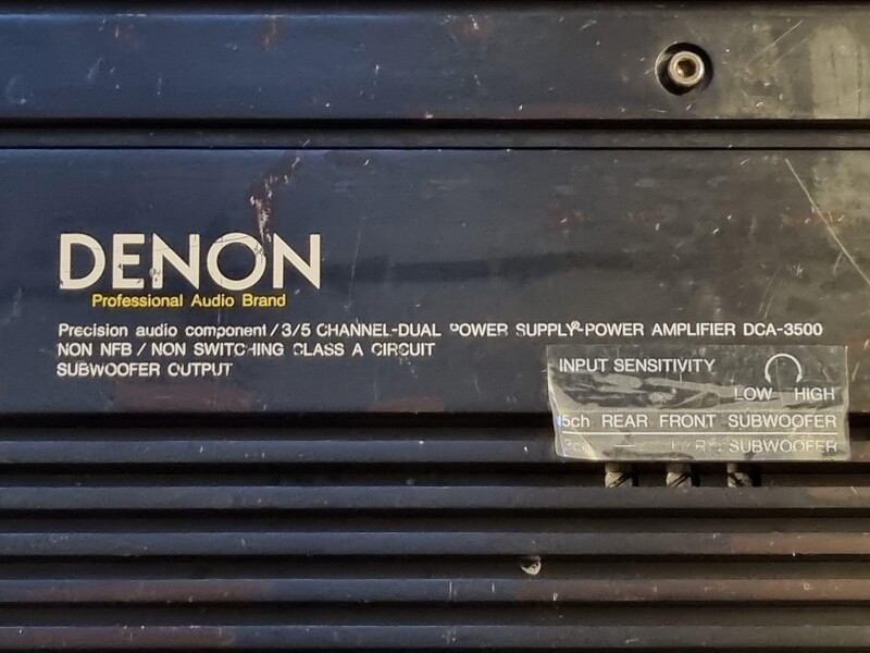 Photo 22 - Denon DCA-500 Audio Amplifier