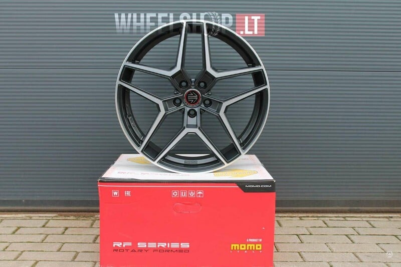 Photo 2 - Momo RF-06 Matt Black Polished light alloy R20 rims