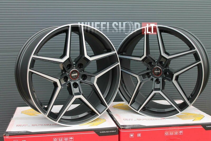 Photo 3 - Momo RF-06 Matt Black Polished light alloy R20 rims