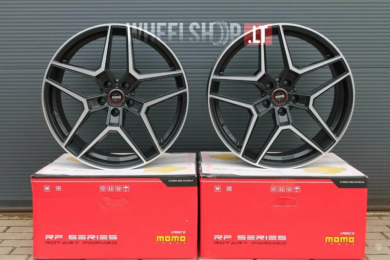 Photo 4 - Momo RF-06 Matt Black Polished light alloy R20 rims