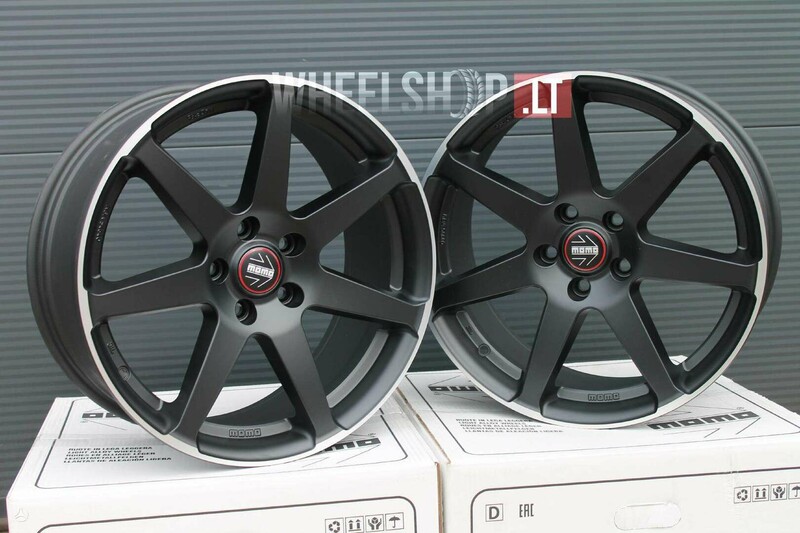 Photo 2 - Momo Seven Matt black light alloy R19 rims