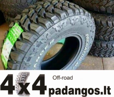 Nuotrauka 2 - PREDATOR M/T P.O.R R17 universalios padangos lengviesiems