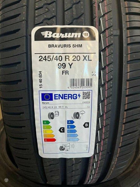 Photo 2 - Barum Bravuris 5HM 245/40  R20 summer tyres passanger car