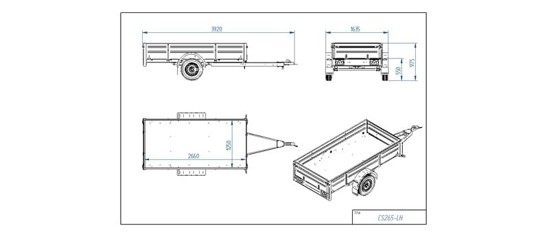 Photo 4 - Tiki Treiler CS265-LH 2024 y Car trailer