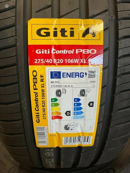 Фотография 2 - Giti Control P80 RUN R20 летние шины для автомобилей
