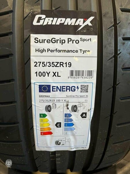 Nuotrauka 2 - Gripmax SureGrip Pro 275/35  R19 vasarinės padangos lengviesiems