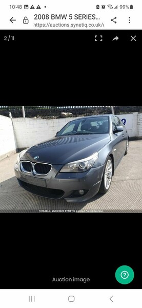 Nuotrauka 2 - Bmw Serija 5 2007 m dalys