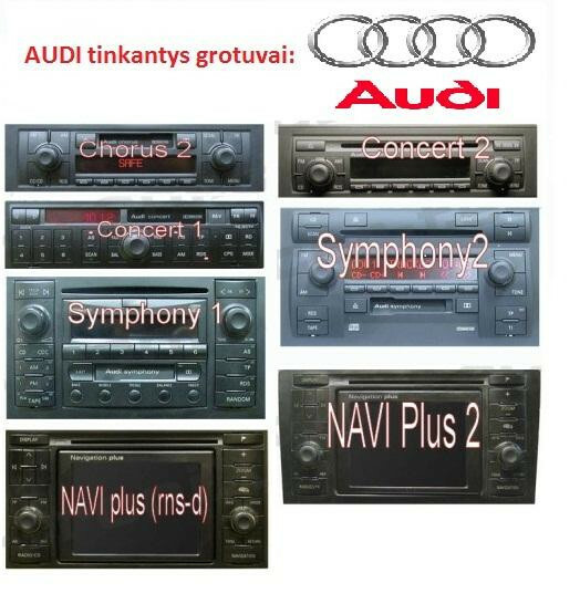 Nuotrauka 5 - VW/Audi/Seat MP3  CD/MP3 grotuvas