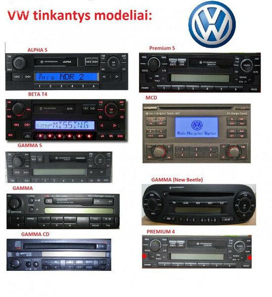 Nuotrauka 6 - VW/Audi/Seat MP3  CD/MP3 grotuvas