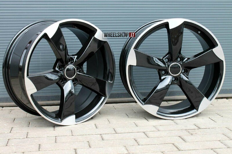 Photo 4 - Audi Rotor EU-BK217 Black Polished light alloy R19 rims