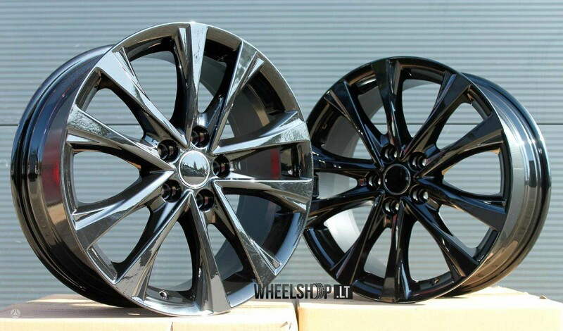 Toyota EU-B1255 style Gloss Black light alloy R18 rims