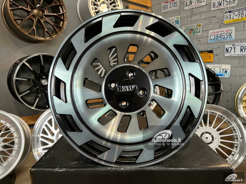 Autowheels Rotiform style JDM Audi Black light alloy R17 rims