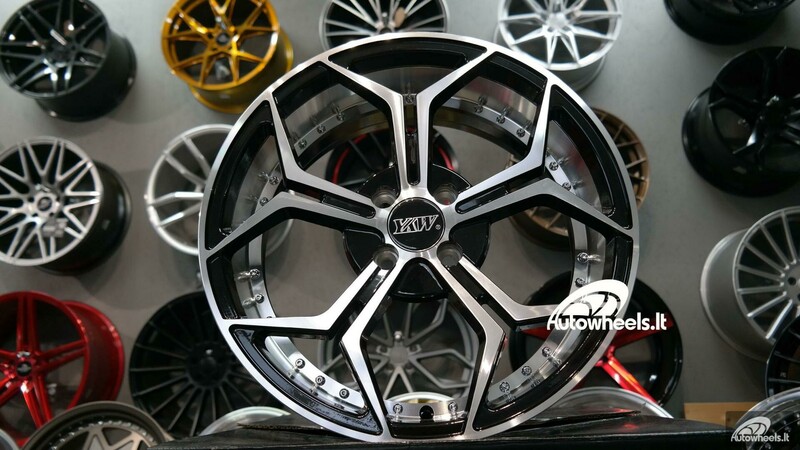 Autowheels Modern Snowflake VW JDM lengvojo lydinio R17 ratlankiai