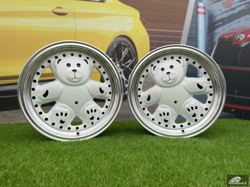 Autowheels Ronal Teddy Bear VW JDM White light alloy R15 rims