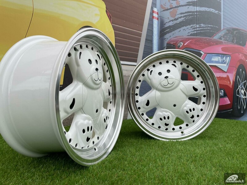 Photo 9 - Autowheels Ronal Teddy Bear VW JDM White light alloy R15 rims