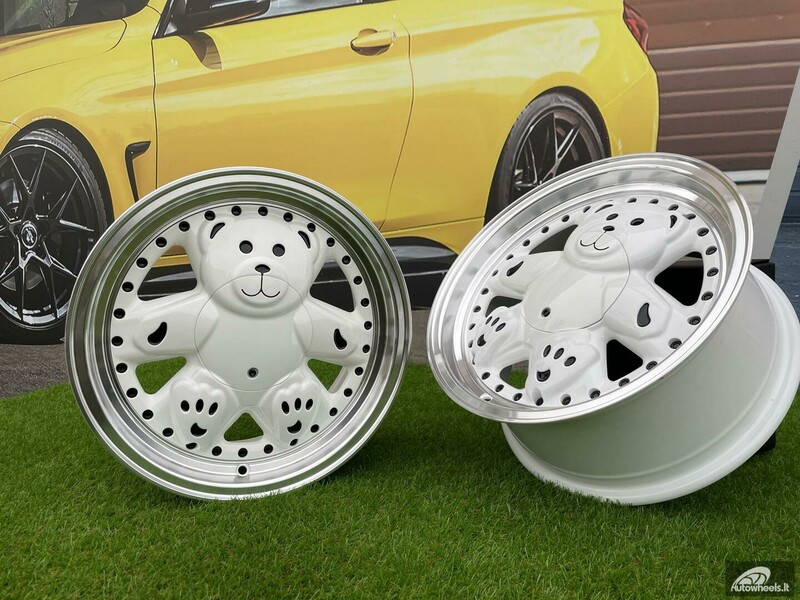 Photo 14 - Autowheels Ronal Teddy Bear VW JDM White light alloy R15 rims