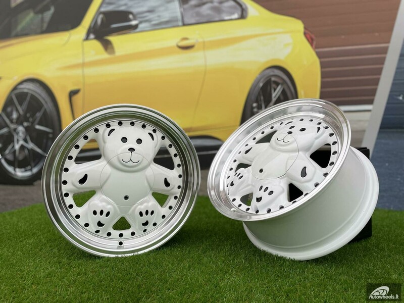 Photo 18 - Autowheels Ronal Teddy Bear VW JDM White light alloy R15 rims