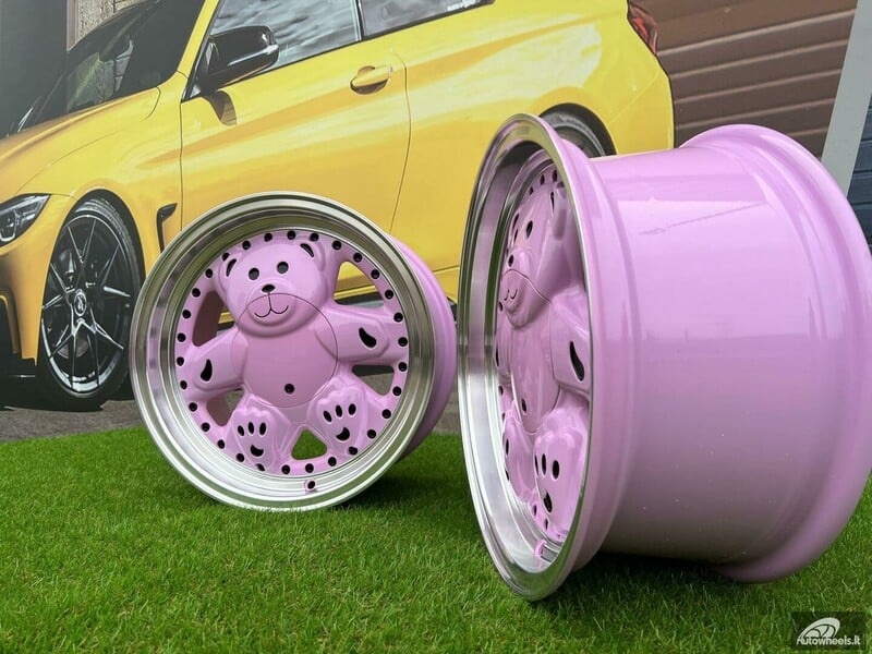 Photo 2 - Autowheels Ronal Teddy Bear VW JDM Pink light alloy R15 rims