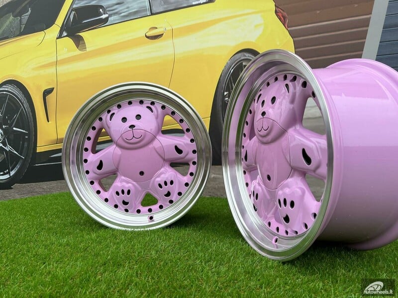 Photo 4 - Autowheels Ronal Teddy Bear VW JDM Pink light alloy R15 rims