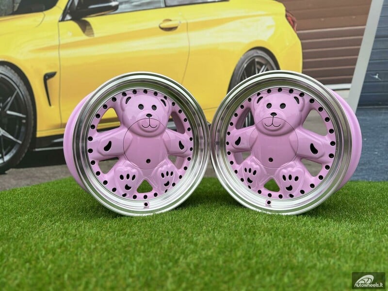 Photo 6 - Autowheels Ronal Teddy Bear VW JDM Pink light alloy R15 rims