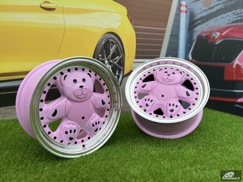 Photo 9 - Autowheels Ronal Teddy Bear VW JDM Pink light alloy R15 rims