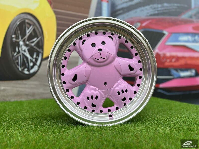 Photo 11 - Autowheels Ronal Teddy Bear VW JDM Pink light alloy R15 rims