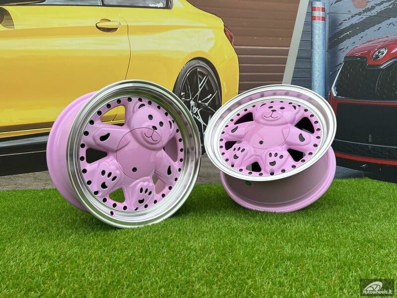 Photo 12 - Autowheels Ronal Teddy Bear VW JDM Pink light alloy R15 rims