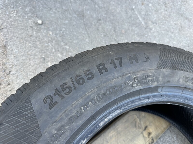 Photo 5 - Continental Siunciam, 4mm 2019m R17 winter tyres passanger car