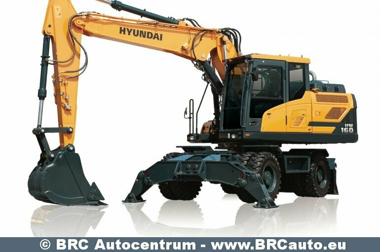 Hyundai HW160 2018 y Excavator, wheeled