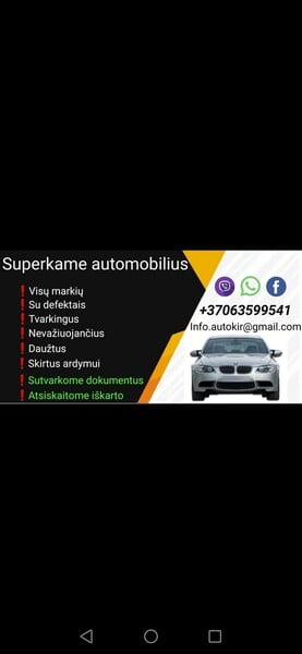 Automobiliu supirkimas