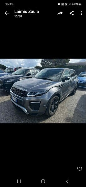 Nuotrauka 1 - Land Rover Range Rover Evoque 2016 m Visureigis / Krosoveris