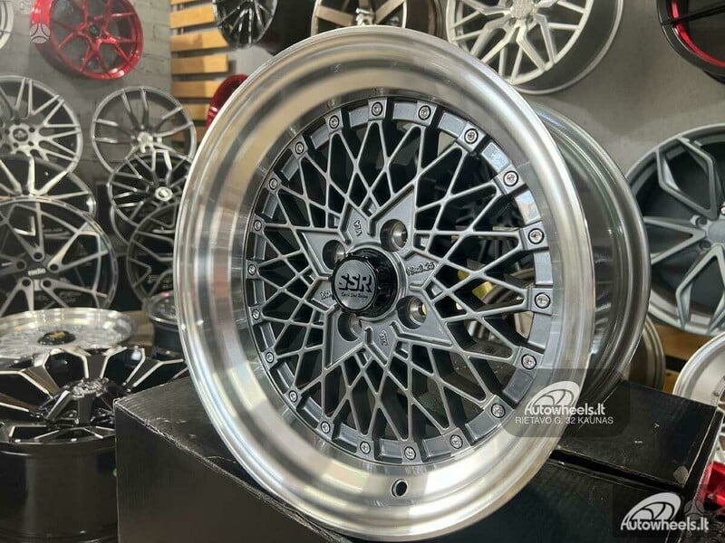 Nuotrauka 1 - Autowheels SSR Mesh Formula Style Grey lengvojo lydinio R15 ratlankiai