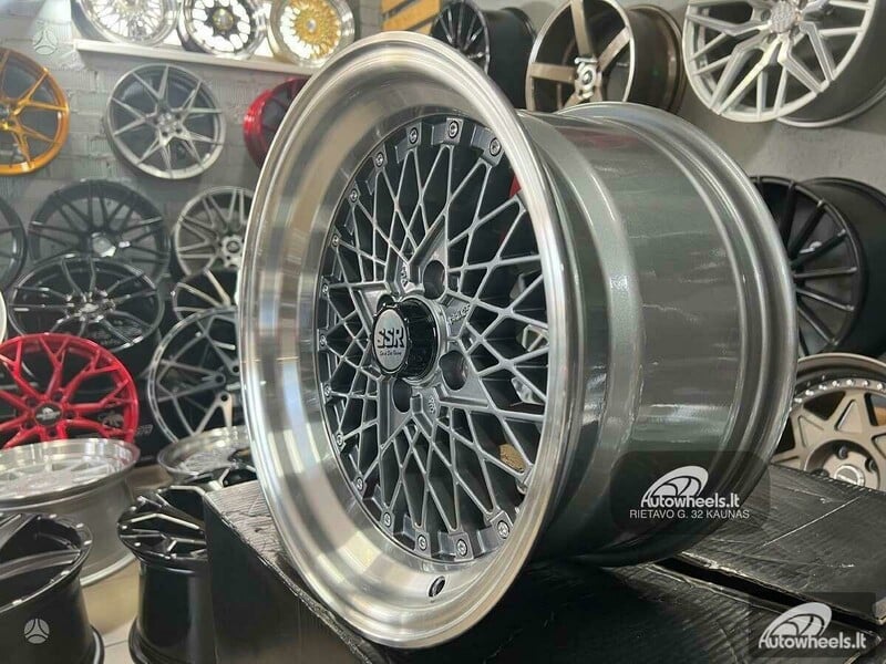 Nuotrauka 9 - Autowheels SSR Mesh Formula Style Grey lengvojo lydinio R15 ratlankiai