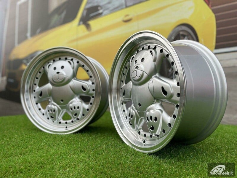 Photo 6 - Autowheels Ronal Teddy Bear VW JDM Silver light alloy R15 rims