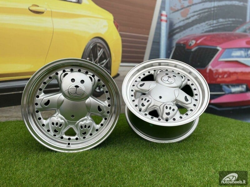 Photo 10 - Autowheels Ronal Teddy Bear VW JDM Silver light alloy R15 rims