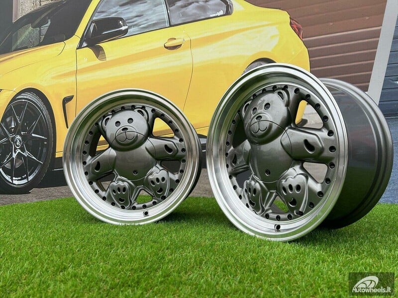 Nuotrauka 2 - Autowheels Ronal Teddy Bear VW JDM Grey lengvojo lydinio R15 ratlankiai