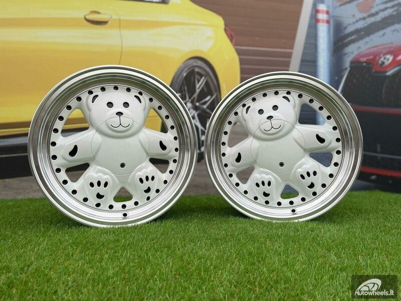 Photo 1 - Autowheels Ronal Teddy Bear VW JDM White light alloy R15 rims