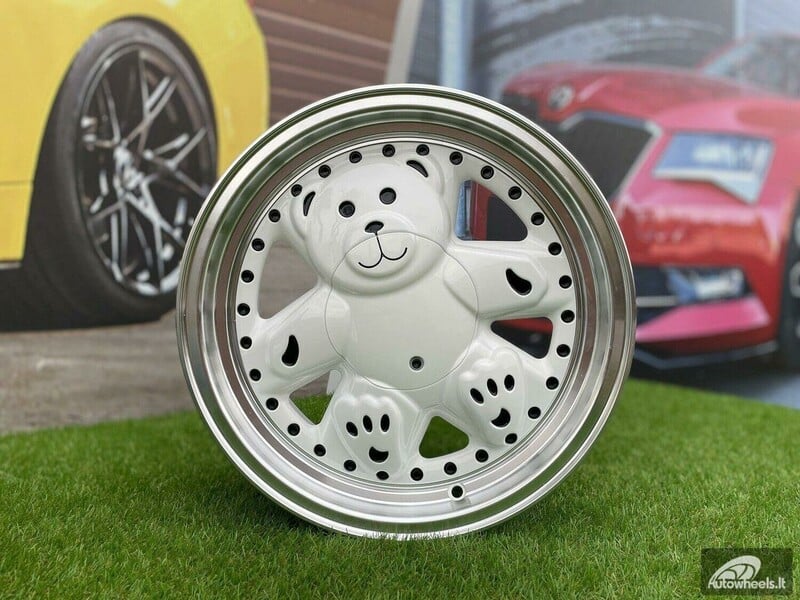 Photo 7 - Autowheels Ronal Teddy Bear VW JDM White light alloy R15 rims